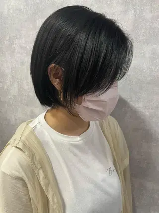 ショート モテ髪/ボブ/ショー ト/アダチフウトのヘアスタイル