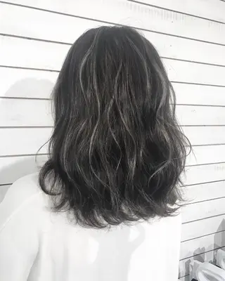 ミディアム 縮毛矯正 髪質改善寺坂雄飛💐のヘアスタイル