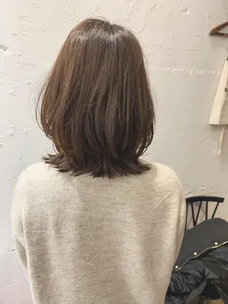ミディアム カラー tender hair salonのヘアスタイル