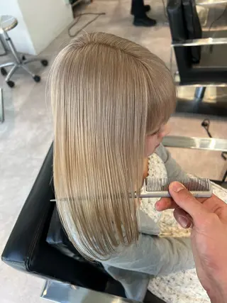 ミディアム カラー 堀江 /木下椋麻のヘアスタイル