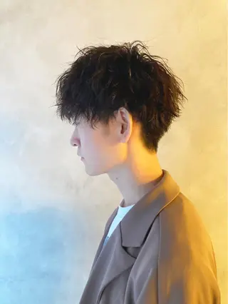 パーマ メンズ メンズサロン アソビ元町のヘアスタイル