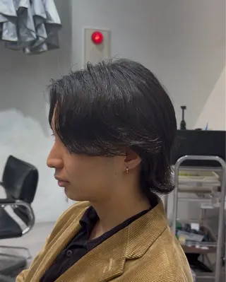 ミディアム パーマ メンズ fifth 菅崎愛斗のヘアスタイル