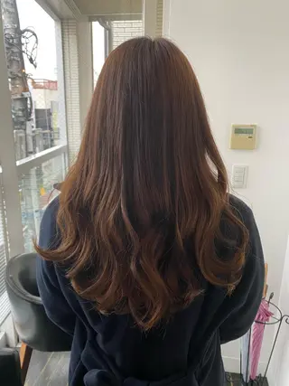 ロング カラー パーマモデル募集中 渥美翔人のヘアスタイル