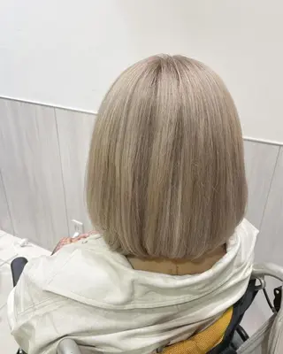 ショート カラー 透明感カラー🩵 mioのヘアスタイル