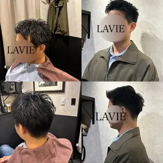 ショート メンズ 長岡 快樹のヘアスタイル