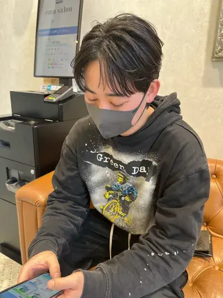 ショート メンズ 岩瀬 翔太のヘアスタイル