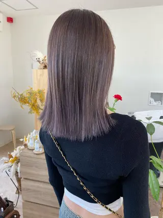 セミロング カラー ヘアアレンジ ひなの .のその他イメージ