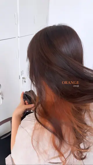 ロング カラー 《店長》欧米風/ﾃﾞ ｻﾞｲﾝNO.1/雅のヘアスタイル