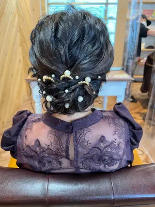 セミロング ヘアアレンジ Topstylist YUKIのヘアスタイル