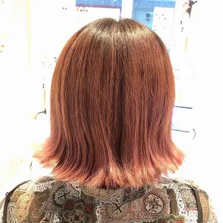 ショート カラー 髪質改善&ストレート ✂︎鈴木青樹のヘアスタイル