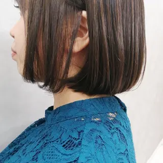 ミディアム カラー hase _のヘアスタイル