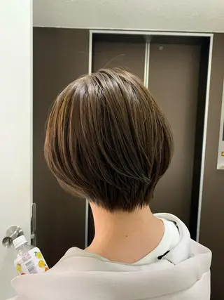 ショート カラー 【S.BROOM】 店長　西川徹のヘアスタイル