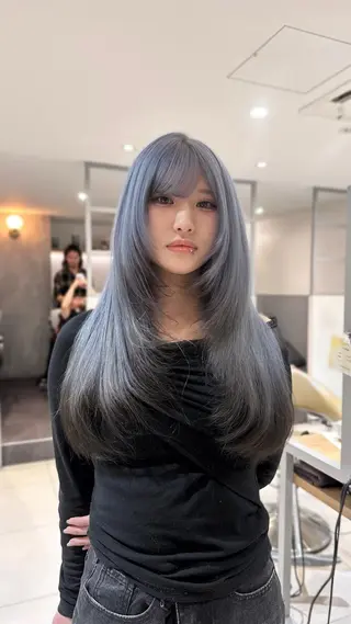 ロング 🎀LUNA🎀 レイヤーカット/艶髪のヘアスタイル
