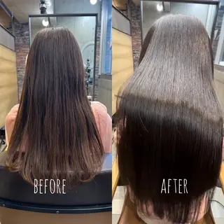 セミロング カラー 当日予約OK⭕️ 佐藤太一のヘアスタイル