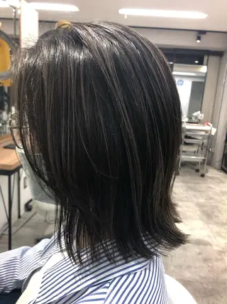 ミディアム Noyヨシモト ヒロトのヘアスタイル