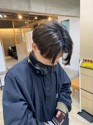 メンズ シミズ アスカのヘアスタイル