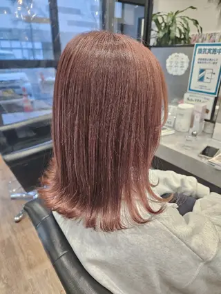 ミディアム カラー 関口 友菜のヘアスタイル