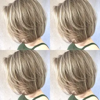 ショート カラー 井上 一平のヘアスタイル