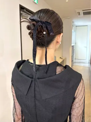 ヘアアレンジ mizuki/ピンク ベージュ.レイヤーのヘアスタイル