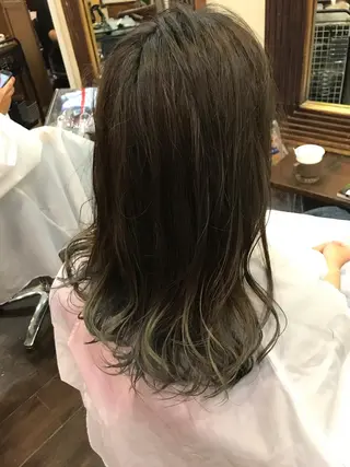 セミロング カラー 店長担当🌟 矢吹ガブリエル🌟のヘアスタイル