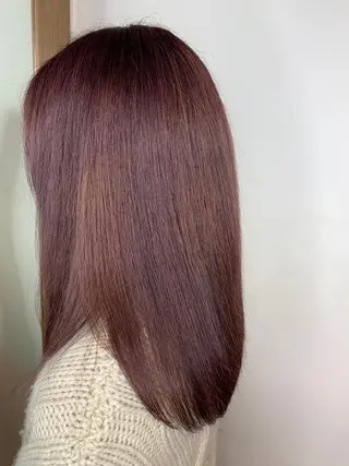 セミロング カラー 松本|似合わせ眉 ×まつげパーマ×ヘアの眉毛・アイブロウイメージ