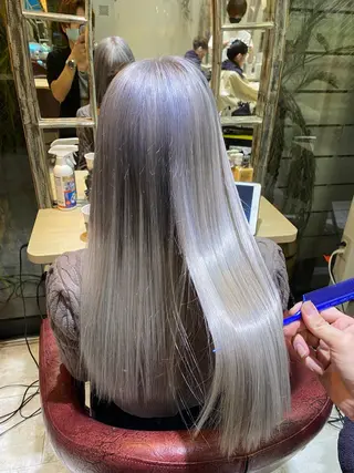 ロング カラー ‼️最新ハネエクステ 原宿のヘアスタイル