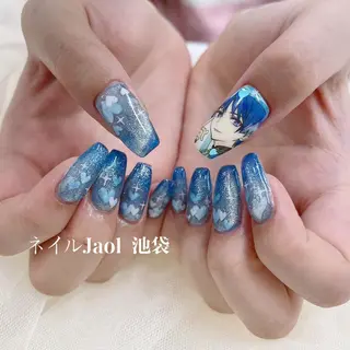 セミロング ネイルJaol 池袋のネイルデザイン