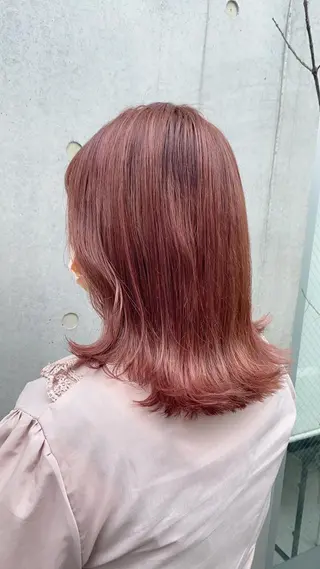 ミディアム カラー 🪭risa 暖色/レイヤー🪭のヘアスタイル