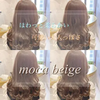 セミロング 韓国風ヘア✻透明感 カラー✻yukaのヘアスタイル