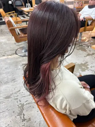 カラー 金子 千登のヘアスタイル