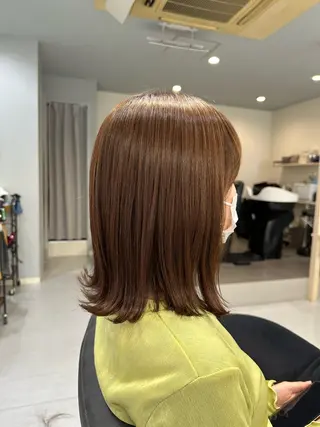 ミディアム jiji /北四番丁 押切瑠奈のヘアスタイル