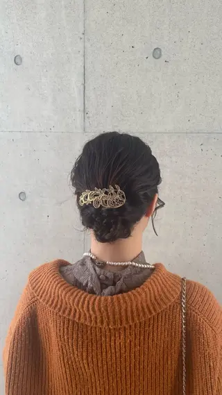ヘアアレンジ 豊橋/菜月/ブリーチ /艶カラーハイトーンのヘアスタイル