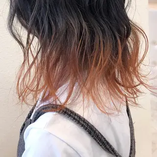 ミディアム 中川 茜里のヘアスタイル