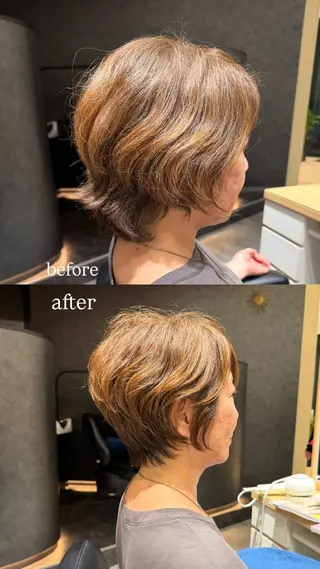 ショート ココ/楽ちん 似合わせショート🌿のヘアスタイル