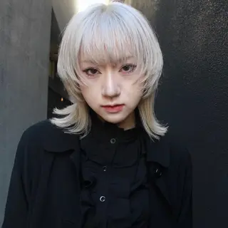 ミディアム カラー ハイトーンブリーチ 名古屋/FUTOのヘアスタイル