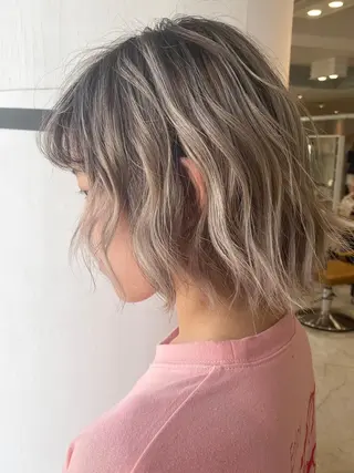 ショート カラー welring hair salonのヘアスタイル