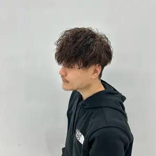 ショート パーマ メンズ 【メンズパーマ特化】 🍏網中勇喜のヘアスタイル