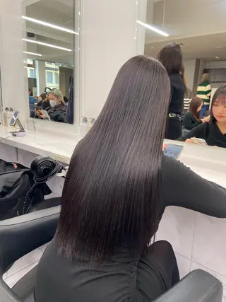 ロング カラー ヘアアレンジ Over hair_ misakiのヘアスタイル