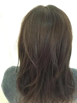 ミディアム セミロング ロング カラー シールエクステ／豊中 吉田孝司のヘアスタイル