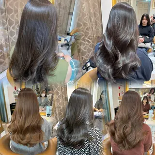 ロング カラー レイヤーカット /透明感カラー西田のヘアスタイル