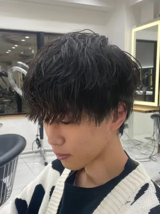 パーマ メンズ 菅野 心悠/メンズヘアのヘアスタイル