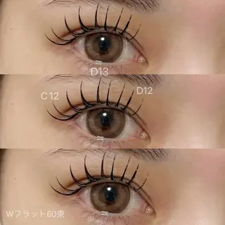 マツエク・マツパ Aspii AKIのマツエク・マツパデザイン