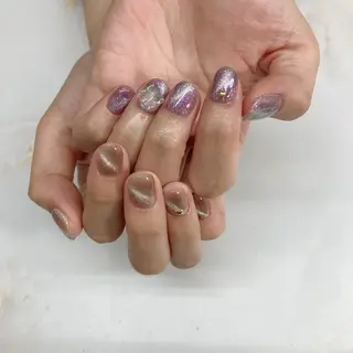 ミディアム ネイル Reonail 💕Kana💕のネイルデザイン