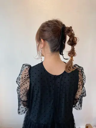 ロング ヘアアレンジ h a k u 大倉 卓人のヘアスタイル