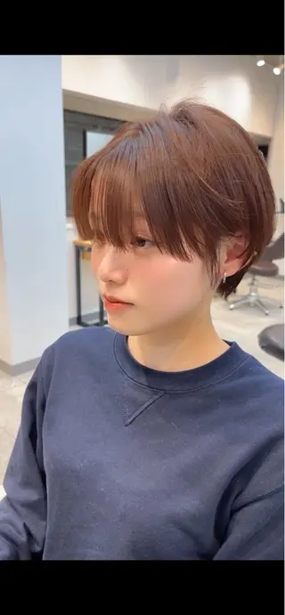 ショート 韓国風レイヤー ショート/犬塚 優介のヘアスタイル