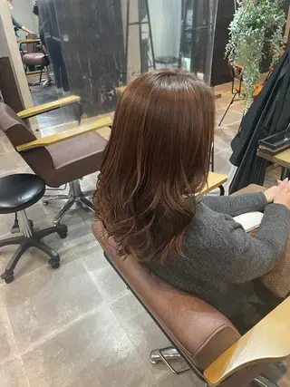 セミロング カラー newiGRANDE 🌈萩原聖也のヘアスタイル