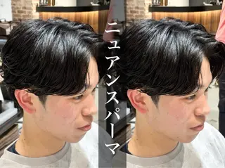 ショート パーマ メンズ パーマ職人DAIKI ツイスパ/波巻きのヘアスタイル