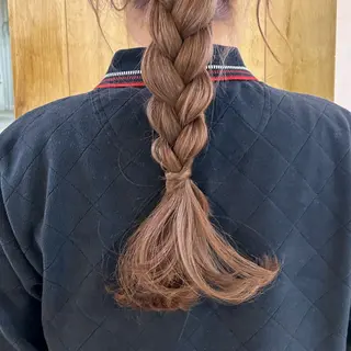 ロング カラー じゅわっと暖色カラー 🍊Moemiのヘアスタイル