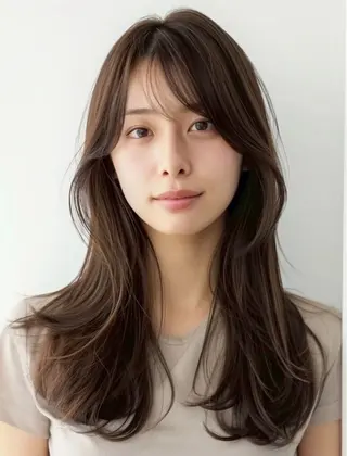 ロング 【明石の艶髪神様】 染澤尋統のヘアスタイル