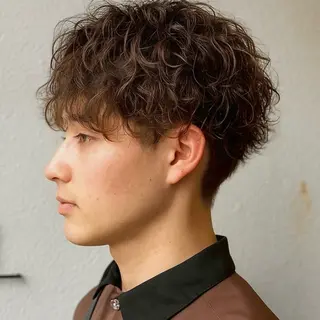 ショート パーマ 【nui 茨木】 清水優のヘアスタイル